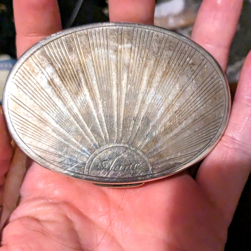 Antique compact Tiffany and company